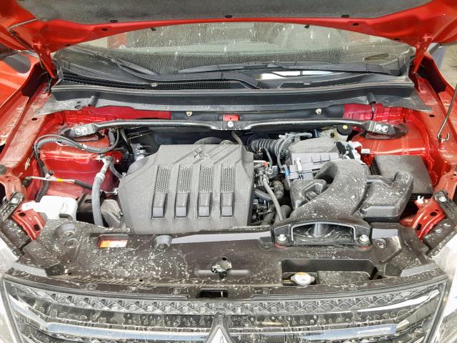 JA4AT4AA4JZ070649 - 2018 MITSUBISHI ECLIPSE CR RED photo 7