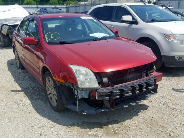 3FAHP08168R240151 - 2008 FORD FUSION SEL RED photo 1