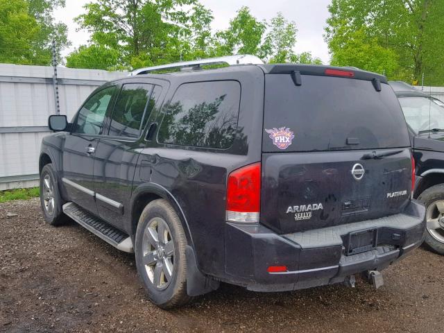 5N1AA0NC5AN618483 - 2010 NISSAN ARMADA SE BLACK photo 3