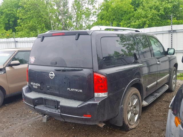 5N1AA0NC5AN618483 - 2010 NISSAN ARMADA SE BLACK photo 4