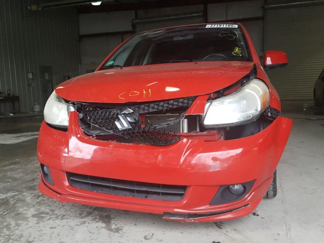 JS2YC417885101160 - 2008 SUZUKI SX4 TOURIN RED photo 9