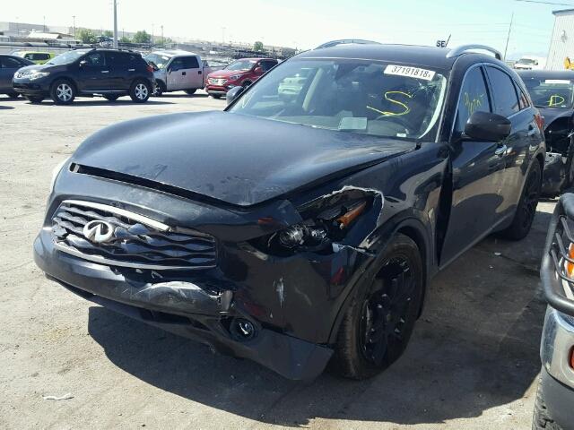 JN8BS1MWXAM830359 - 2010 INFINITI FX50 BLACK photo 2