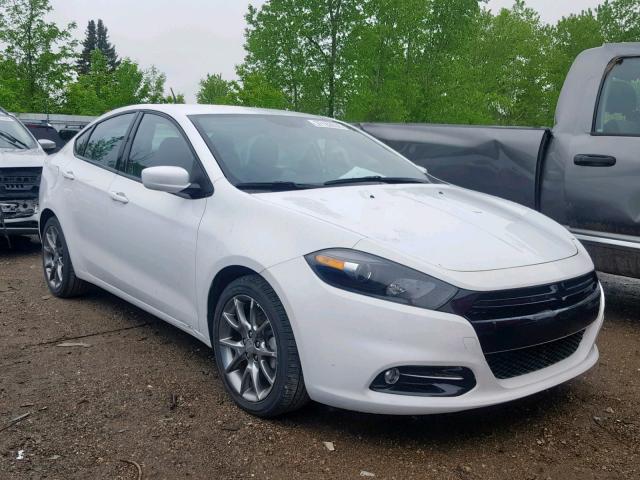 1C3CDFBB1ED907492 - 2014 DODGE DART SXT WHITE photo 1