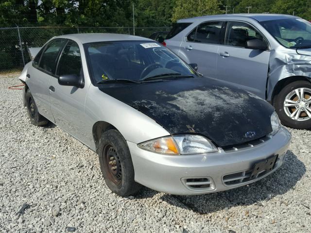 1G1JC524217243609 - 2001 CHEVROLET CAVALIER B SILVER photo 1