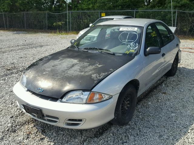 1G1JC524217243609 - 2001 CHEVROLET CAVALIER B SILVER photo 2