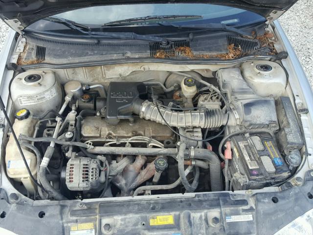 1G1JC524217243609 - 2001 CHEVROLET CAVALIER B SILVER photo 7