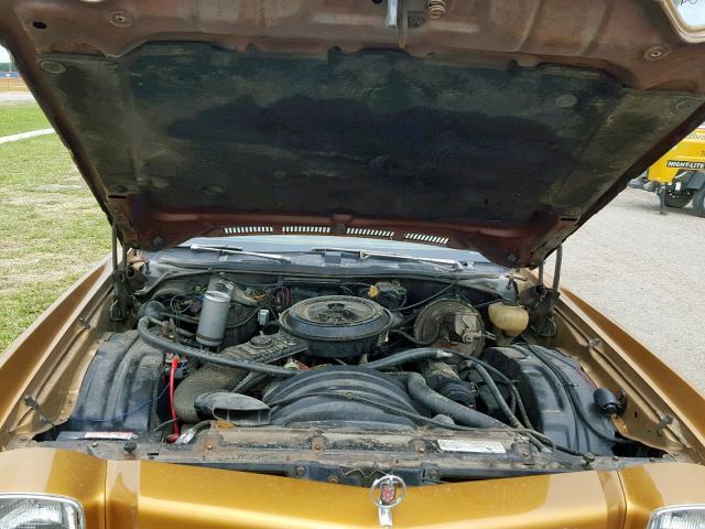 1H57U7K493273 - 1977 CHEVROLET MONTECARLO GOLD photo 7