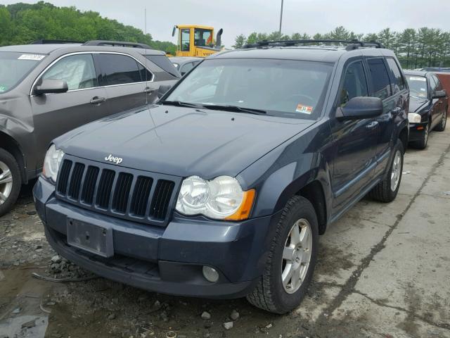 1J8GR48K38C136997 - 2008 JEEP GRAND CHER BLUE photo 2