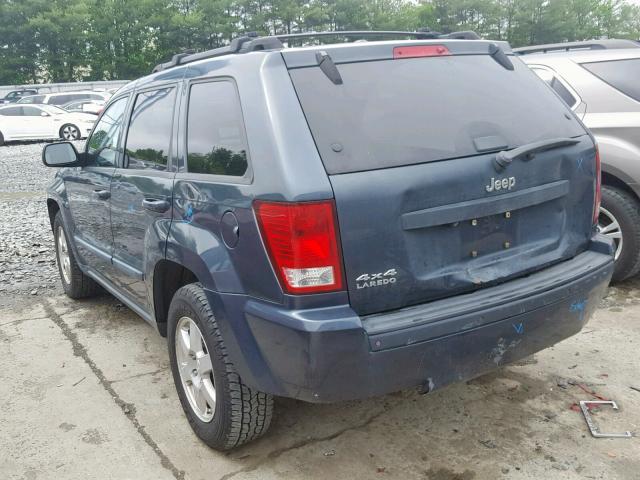 1J8GR48K38C136997 - 2008 JEEP GRAND CHER BLUE photo 3