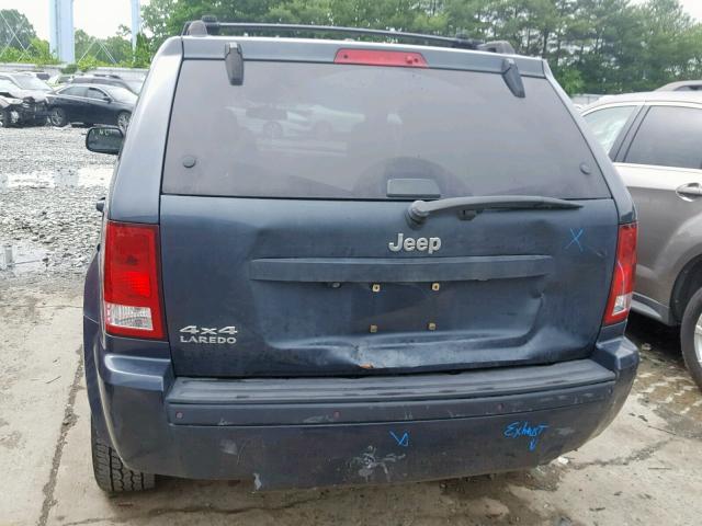 1J8GR48K38C136997 - 2008 JEEP GRAND CHER BLUE photo 9