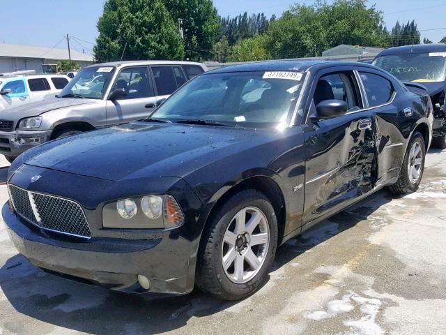 2B3KA33V99H627093 - 2009 DODGE CHARGER SX BLACK photo 2