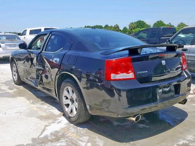 2B3KA33V99H627093 - 2009 DODGE CHARGER SX BLACK photo 3