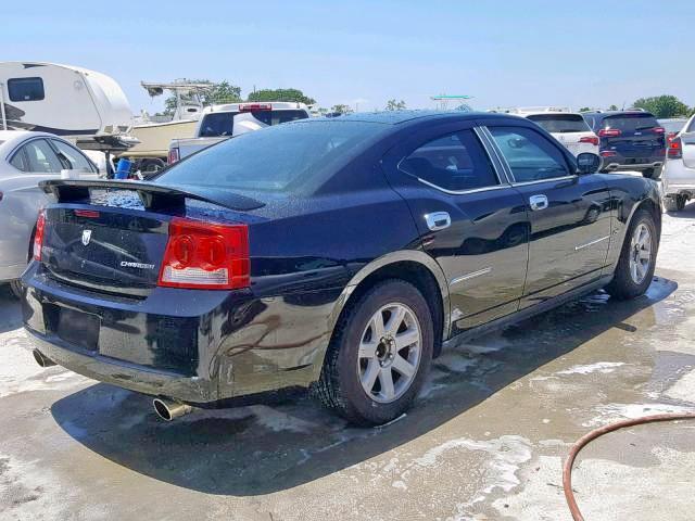 2B3KA33V99H627093 - 2009 DODGE CHARGER SX BLACK photo 4