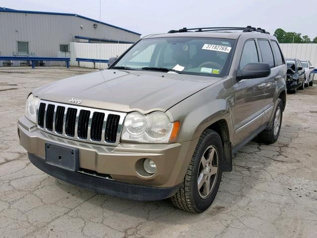 1J4HR58N65C705987 - 2005 JEEP GRAND CHER TAN photo 2