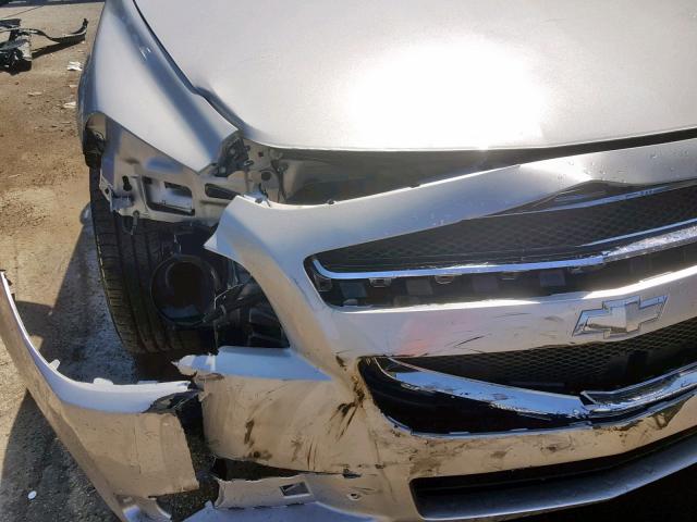 1G1ZH57B58F177505 - 2008 CHEVROLET MALIBU 1LT SILVER photo 10