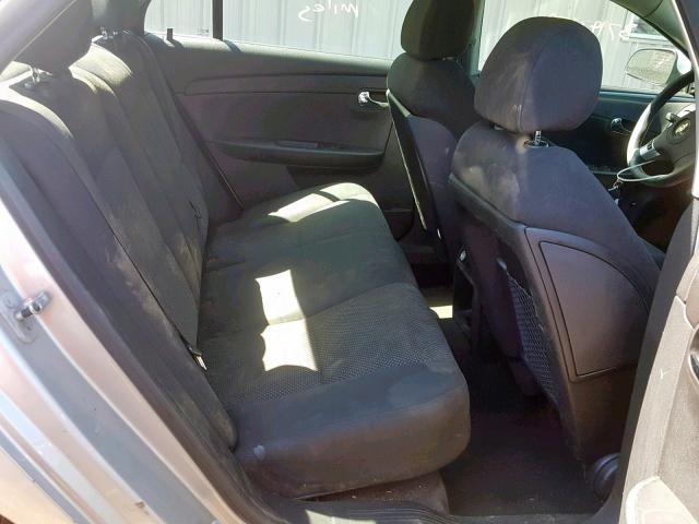 1G1ZH57B58F177505 - 2008 CHEVROLET MALIBU 1LT SILVER photo 6