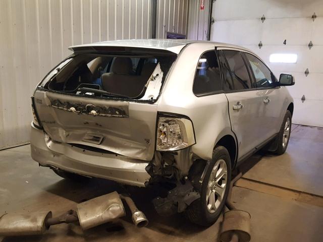 2FMDK4JC5BBA47629 - 2011 FORD EDGE SEL SILVER photo 4