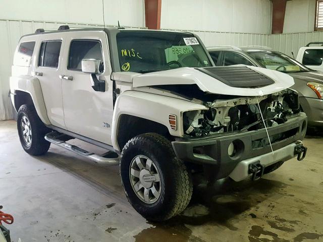 5GTEN13E388152297 - 2008 HUMMER H3 WHITE photo 1