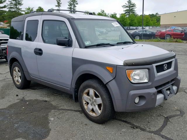 5J6YH28644L002722 - 2004 HONDA ELEMENT EX SILVER photo 1