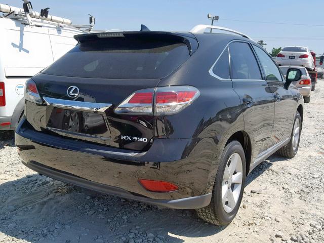 2T2ZK1BA2FC177026 - 2015 LEXUS RX 350 BLACK photo 4