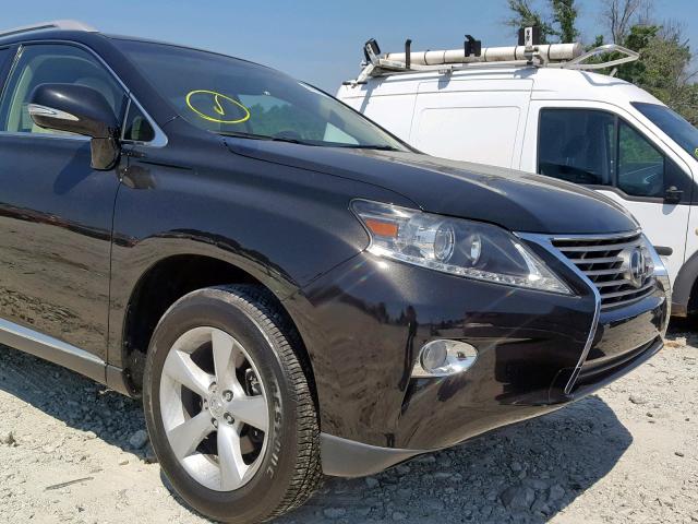 2T2ZK1BA2FC177026 - 2015 LEXUS RX 350 BLACK photo 9