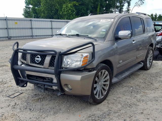 5N1BA08A07N716781 - 2007 NISSAN ARMADA SE TAN photo 2