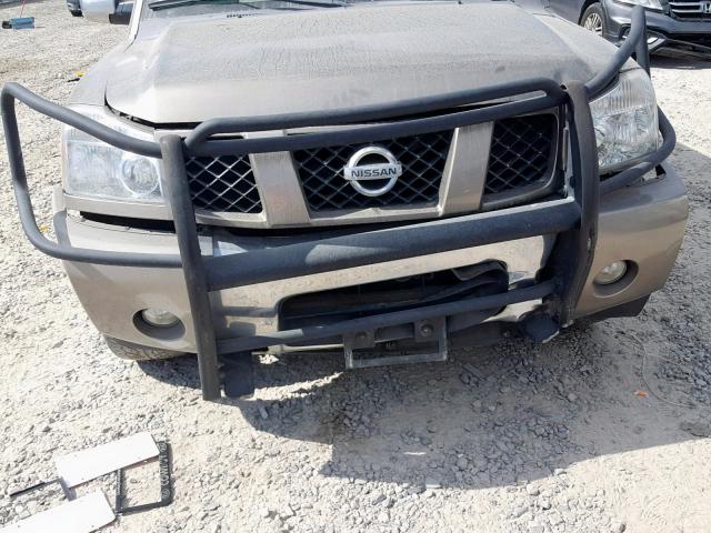 5N1BA08A07N716781 - 2007 NISSAN ARMADA SE TAN photo 9