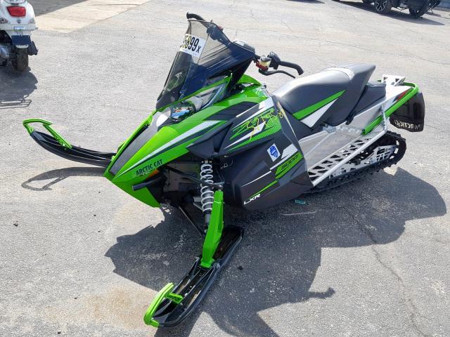 4UF15SNWXFT100718 - 2015 ARCTIC CAT ARTIC CAT GREEN photo 2