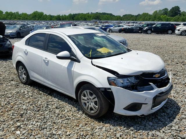 1G1JB5SH0H4178468 - 2017 CHEVROLET SONIC LS WHITE photo 1
