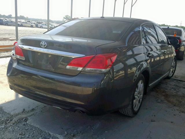 4T1BK3DB0CU440809 - 2012 TOYOTA AVALON BAS BLACK photo 4