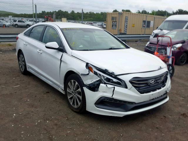 5NPE34AF0GH428798 - 2016 HYUNDAI SONATA SPO WHITE photo 1