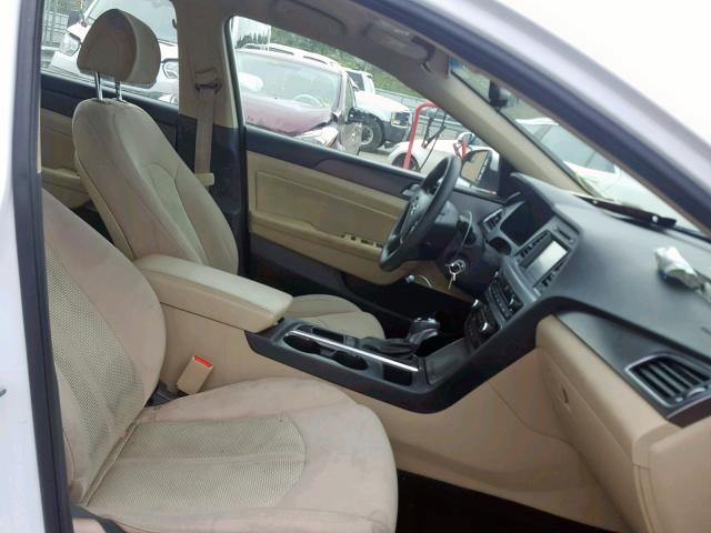 5NPE34AF0GH428798 - 2016 HYUNDAI SONATA SPO WHITE photo 5