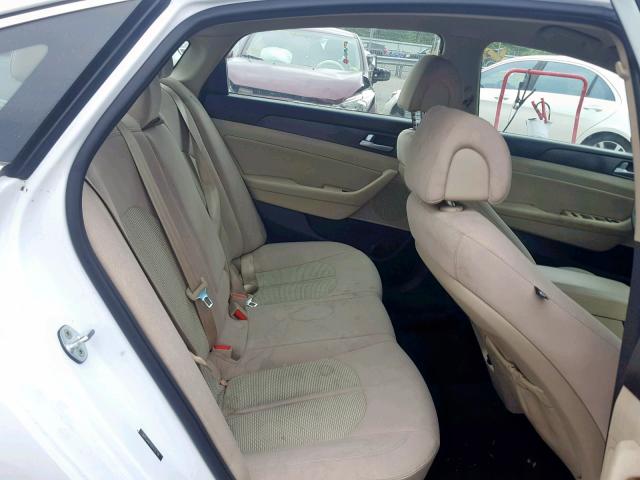 5NPE34AF0GH428798 - 2016 HYUNDAI SONATA SPO WHITE photo 6