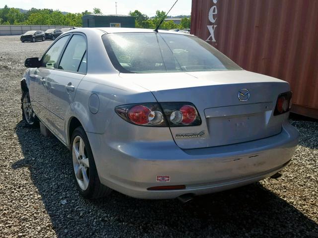 1YVHP80C575M60835 - 2007 MAZDA 6 SILVER photo 3