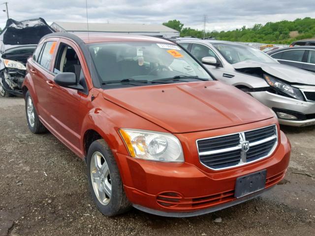 1B3HB48A59D197496 - 2009 DODGE CALIBER SX ORANGE photo 1