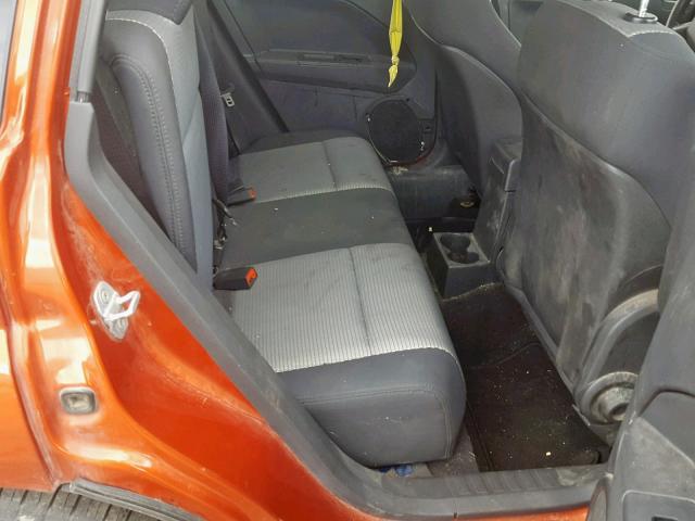 1B3HB48A59D197496 - 2009 DODGE CALIBER SX ORANGE photo 8