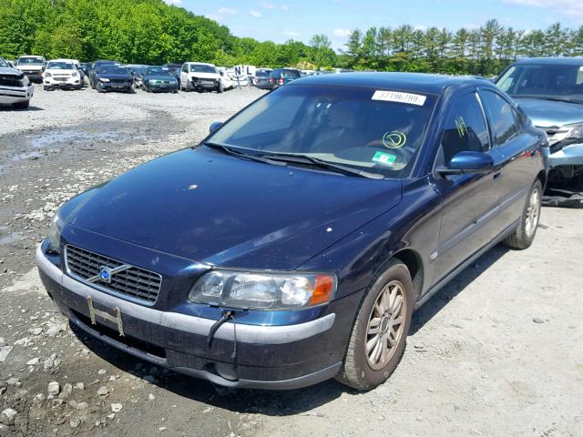 YV1RS61T842376222 - 2004 VOLVO S60 BLUE photo 2