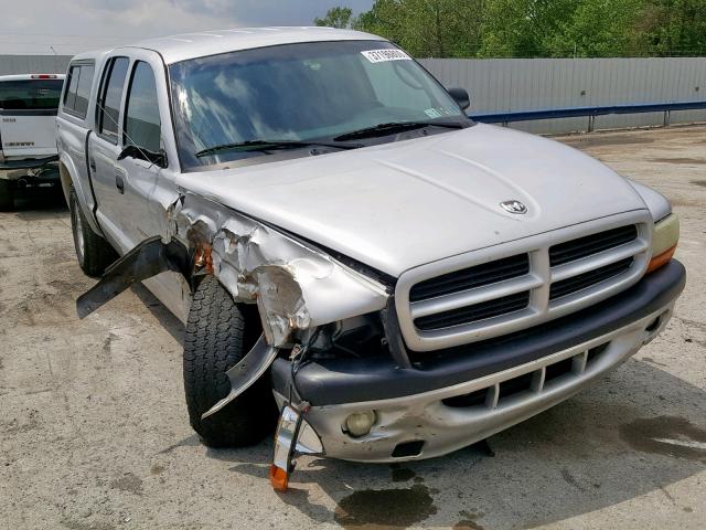 1B7HG2AN51S314365 - 2001 DODGE DAKOTA QUA SILVER photo 1