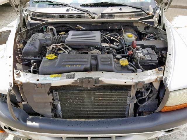 1B7HG2AN51S314365 - 2001 DODGE DAKOTA QUA SILVER photo 7