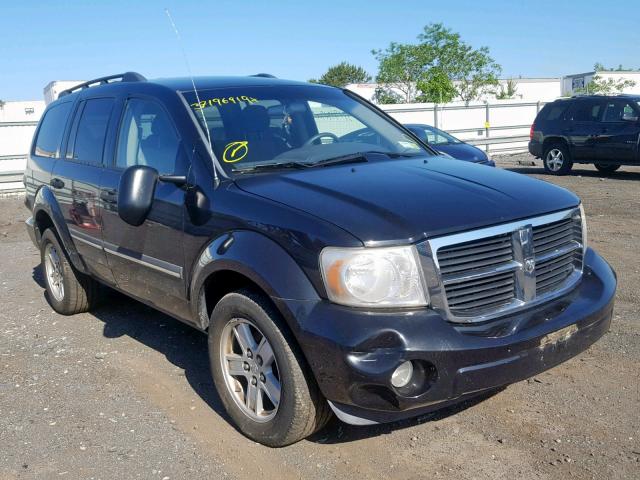 1D8HB48N17F512573 - 2007 DODGE DURANGO SL BLACK photo 1