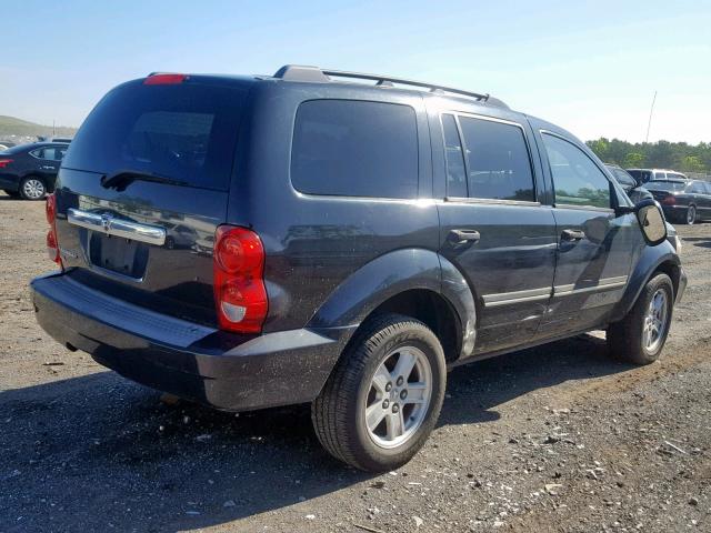 1D8HB48N17F512573 - 2007 DODGE DURANGO SL BLACK photo 4