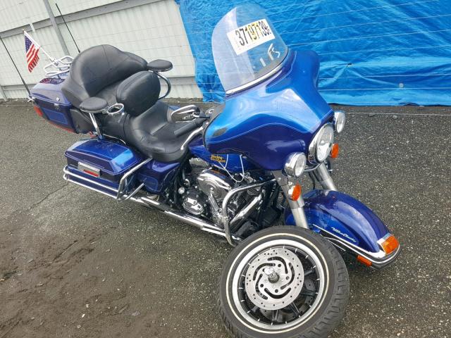 1HD1FC4127Y642785 - 2007 HARLEY-DAVIDSON FLHTCUI BLUE photo 1