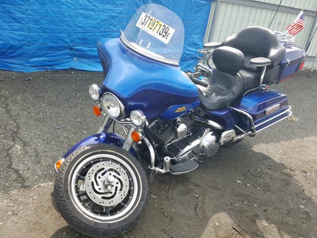 1HD1FC4127Y642785 - 2007 HARLEY-DAVIDSON FLHTCUI BLUE photo 2
