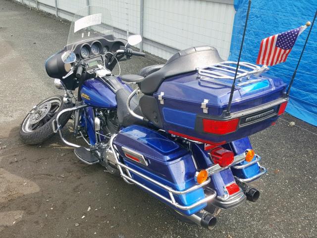 1HD1FC4127Y642785 - 2007 HARLEY-DAVIDSON FLHTCUI BLUE photo 3