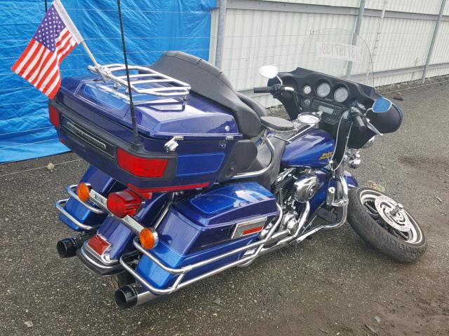 1HD1FC4127Y642785 - 2007 HARLEY-DAVIDSON FLHTCUI BLUE photo 4