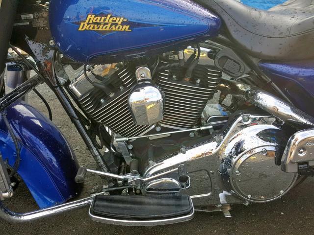 1HD1FC4127Y642785 - 2007 HARLEY-DAVIDSON FLHTCUI BLUE photo 7