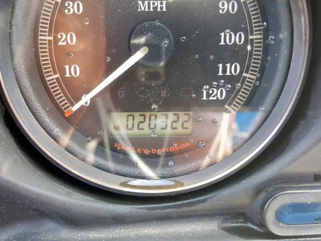 1HD1FC4127Y642785 - 2007 HARLEY-DAVIDSON FLHTCUI BLUE photo 8