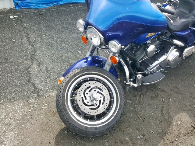 1HD1FC4127Y642785 - 2007 HARLEY-DAVIDSON FLHTCUI BLUE photo 9