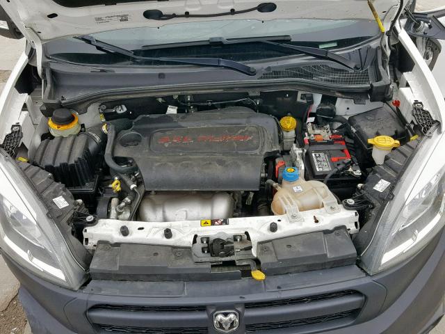 ZFBERFAT4F6A05804 - 2015 RAM PROMASTER WHITE photo 7