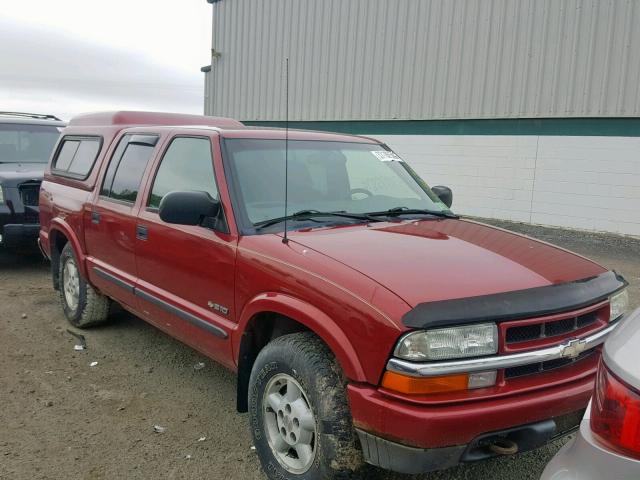 1GCDT13XX3K110635 - 2003 CHEVROLET S TRUCK S1 RED photo 1